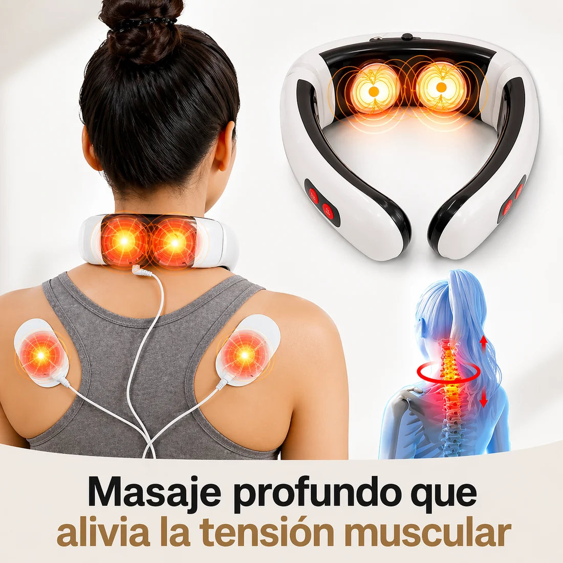 Masajeador cervical electromagnético - ConfortPlus